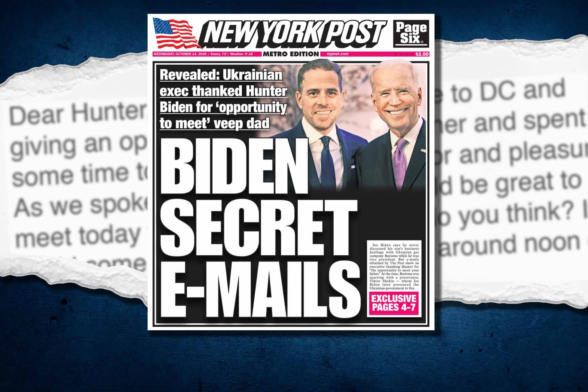 Hunter Biden Secret Burisma Emails, NY Post