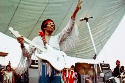 Jimi Hendrix Playing The Star Spangled Banner Live at Woodstock 1969